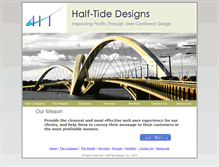 Tablet Screenshot of half-tide.net